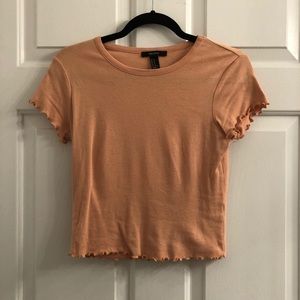 Forever 21 lettuce edge top